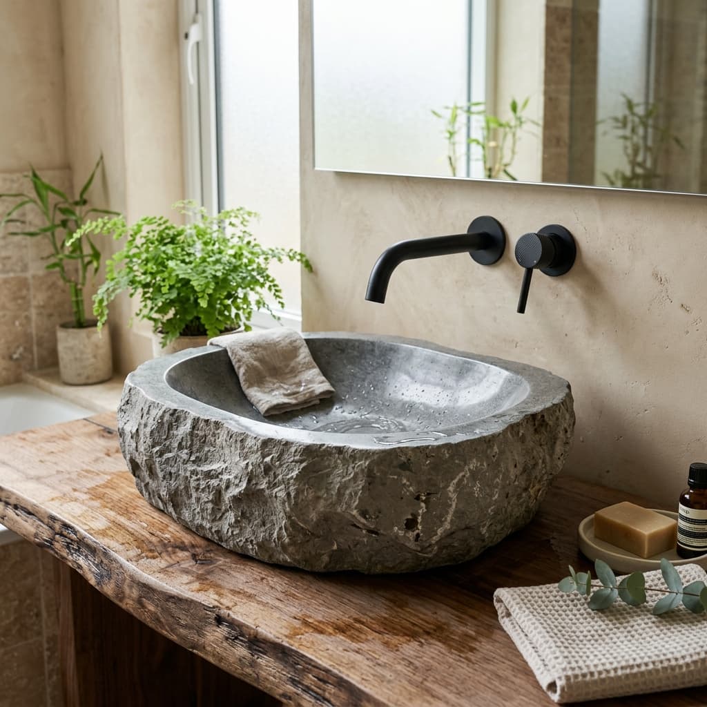 Zen Natural Stone Basin